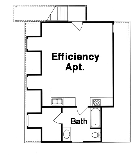 Garage Apt. image of HANSON II House Plan